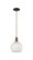 Arcadia One Light Mini Pendant in Oil Rubbed Bronze (405|716-1P-OB-G1216-8WM)