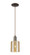 Arcadia One Light Mini Pendant in Oil Rubbed Bronze (405|716-1P-OB-G116)