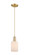 Arcadia One Light Mini Pendant in Champagne Bronze (405|716-1P-CB-G341)