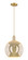 Arcadia One Light Mini Pendant in Champagne Bronze (405|716-1P-CB-G128-12)