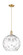 Arcadia One Light Mini Pendant in Champagne Bronze (405|716-1P-CB-G1215-14)