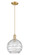 Arcadia One Light Mini Pendant in Champagne Bronze (405|716-1P-CB-G1213-10CL)