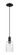 Arcadia One Light Mini Pendant in Matte Black (405|716-1P-BK-G342)