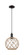 Arcadia One Light Mini Pendant in Matte Black (405|716-1P-BK-G122-10RB)