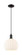 Arcadia One Light Mini Pendant in Matte Black (405|716-1P-BK-G1217-10WV)