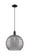 Arcadia One Light Mini Pendant in Matte Black (405|716-1P-BK-G1213-14SM)