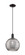 Arcadia One Light Mini Pendant in Matte Black (405|716-1P-BK-G1213-10CL)