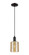Arcadia One Light Mini Pendant in Matte Black (405|716-1P-BK-G116)
