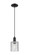 Arcadia One Light Mini Pendant in Matte Black (405|716-1P-BK-G112)