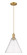 Arcadia One Light Mini Pendant in Brushed Brass (405|716-1P-BB-GBC-124)