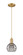 Arcadia One Light Mini Pendant in Brushed Brass (405|716-1P-BB-G556-6SM)