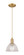 Arcadia One Light Mini Pendant in Brushed Brass (405|716-1P-BB-G422)