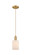 Arcadia One Light Mini Pendant in Brushed Brass (405|716-1P-BB-G341)