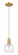 Arcadia One Light Mini Pendant in Brushed Brass (405|716-1P-BB-G124-6)