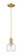 Arcadia One Light Mini Pendant in Brushed Brass (405|716-1P-BB-G122-6)