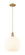 Arcadia One Light Mini Pendant in Brushed Brass (405|716-1P-BB-G1217-12WV)