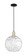 Arcadia One Light Mini Pendant in Black Antique Brass (405|716-1P-BAB-G1215-12)