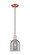 Arcadia One Light Mini Pendant in Antique Copper (405|716-1P-AC-G558-6SM)