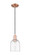 Arcadia One Light Mini Pendant in Antique Copper (405|716-1P-AC-G558-6CL)
