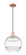 Arcadia One Light Mini Pendant in Antique Copper (405|716-1P-AC-G556-12CL)