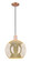 Arcadia One Light Mini Pendant in Antique Copper (405|716-1P-AC-G128-12)