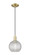 Arcadia One Light Mini Pendant in Antique Brass (405|716-1P-AB-G122C-8CL)