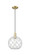 Arcadia One Light Mini Pendant in Antique Brass (405|716-1P-AB-G122-10RW)