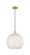 Arcadia One Light Mini Pendant in Antique Brass (405|716-1P-AB-G1216-14WM)