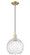 Arcadia One Light Mini Pendant in Antique Brass (405|716-1P-AB-G1215-10)