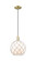 Arcadia One Light Mini Pendant in Antique Brass (405|716-1P-AB-G121-10RW)