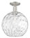 Arcadia One Light Semi-Flush Mount in Brushed Satin Nickel (405|716-1C-SN-G1215-12)