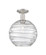Arcadia One Light Semi-Flush Mount in Brushed Satin Nickel (405|716-1C-SN-G1213-12CL)