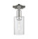 Arcadia One Light Semi-Flush Mount in Polished Nickel (405|716-1C-PN-G804)