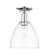 Arcadia One Light Semi-Flush Mount in Polished Chrome (405|716-1C-PC-GBD-92)