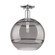 Arcadia One Light Semi-Flush Mount in Polished Chrome (405|716-1C-PC-G556-12SM)