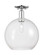 Arcadia One Light Semi-Flush Mount in Polished Chrome (405|716-1C-PC-G122-12)