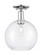 Arcadia One Light Semi-Flush Mount in Polished Chrome (405|716-1C-PC-G122-10)