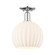 Arcadia One Light Semi-Flush Mount in Polished Chrome (405|716-1C-PC-G1217-10WV)