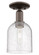 Arcadia One Light Semi-Flush Mount in Oil Rubbed Bronze (405|716-1C-OB-G558-6SDY)