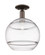 Arcadia One Light Semi-Flush Mount in Oil Rubbed Bronze (405|716-1C-OB-G556-12CL)