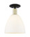 Arcadia One Light Semi-Flush Mount in Black Antique Brass (405|716-1C-BAB-GBD-91)