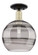 Arcadia One Light Semi-Flush Mount in Black Antique Brass (405|716-1C-BAB-G556-10SM)