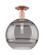 Arcadia One Light Semi-Flush Mount in Antique Copper (405|716-1C-AC-G556-12SM)
