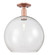 Arcadia One Light Semi-Flush Mount in Antique Copper (405|716-1C-AC-G122-14)