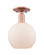 Arcadia One Light Semi-Flush Mount in Antique Copper (405|716-1C-AC-G121-8)