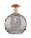 Arcadia One Light Semi-Flush Mount in Antique Copper (405|716-1C-AC-G1213-12SM)
