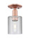 Arcadia One Light Semi-Flush Mount in Antique Copper (405|716-1C-AC-G112)