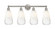 Edison Four Light Bath Vanity in Brushed Satin Nickel (405|616-4W-SN-G480-6OP)