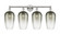 Edison Four Light Bath Vanity in Polished Nickel (405|616-4W-PN-G484-7SL)