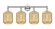 Edison Four Light Bath Vanity in Polished Nickel (405|616-4W-PN-G460-7ME)